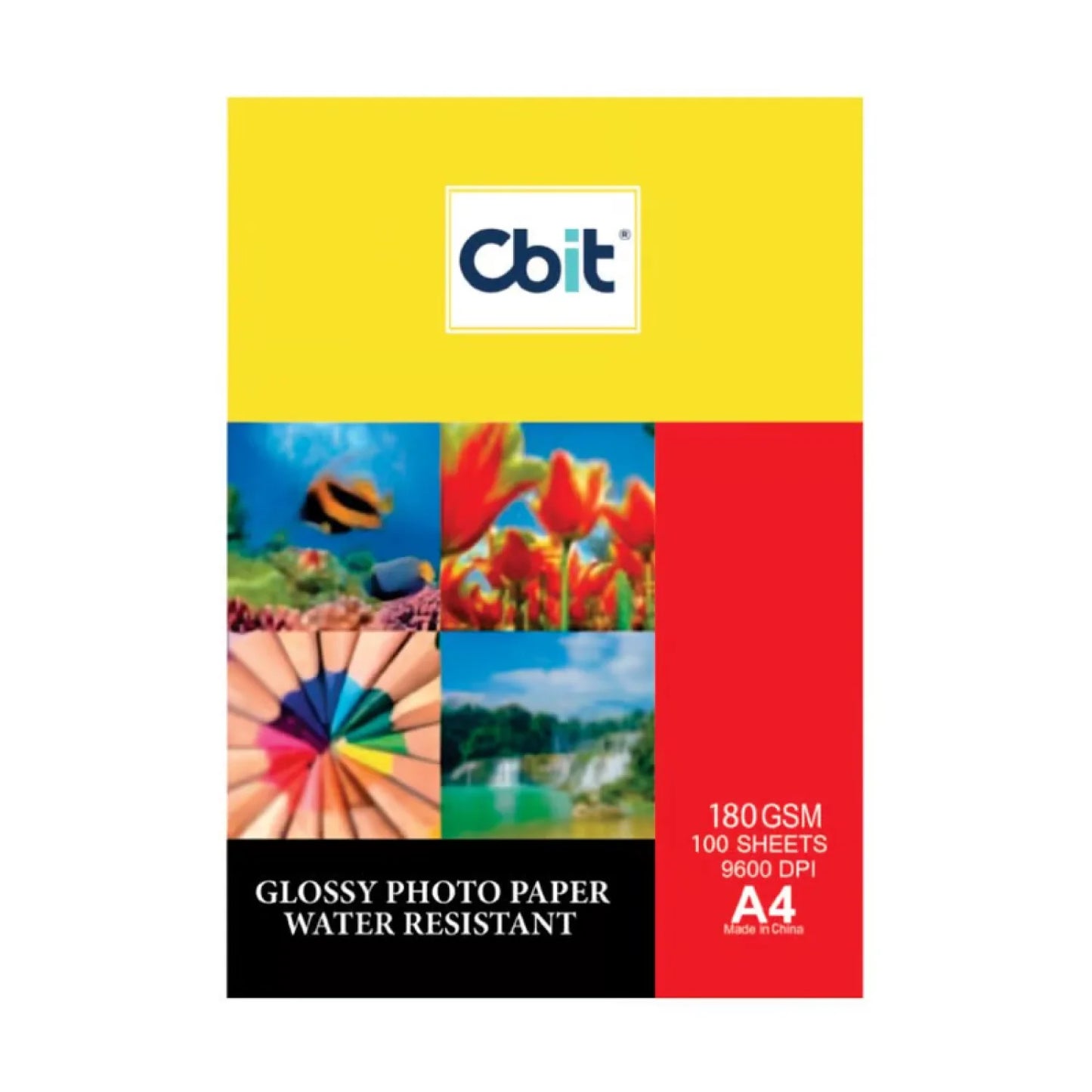 PAPEL FOTOGRÁFICO A4 X 100 HJS 180 GR CBIT