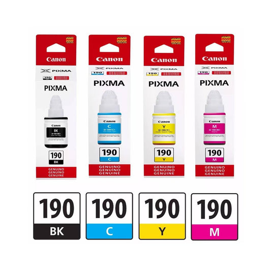 JUEGO TINTA CANON 190